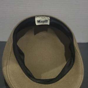 Magill Wool Newsboy Cabbie Flat Cap Camel Tan
